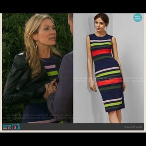 ISO Ted Baker Ysina Striped Dress